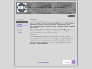 Accéder au site de la conférence