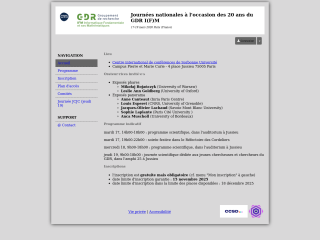 Accéder au site de la conférence