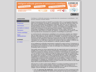 Accéder au site de la conférence