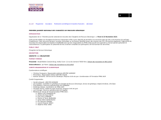 Accéder au site de la conférence