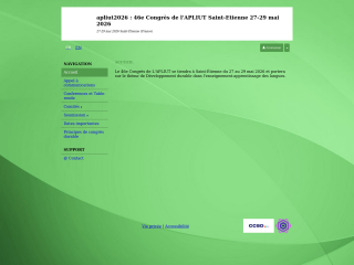 Accéder au site de la conférence