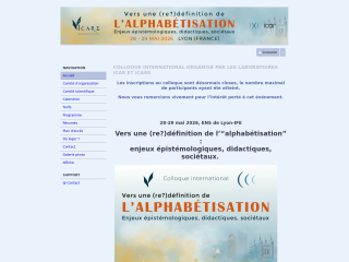 Accéder au site de la conférence