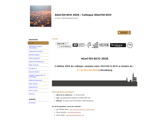 Accéder au site de la conférence