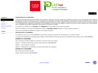 Accéder au site de la conférence