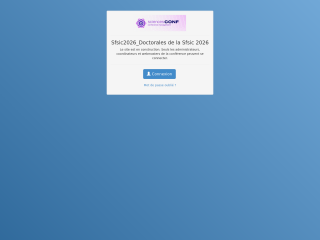 Accéder au site de la conférence
