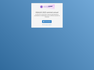 Accéder au site de la conférence