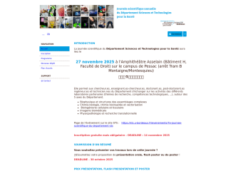 Accéder au site de la conférence
