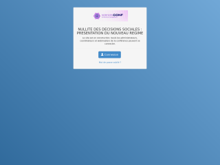 Accéder au site de la conférence