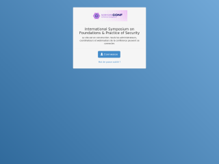 Accéder au site de la conférence