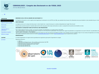 Accéder au site de la conférence