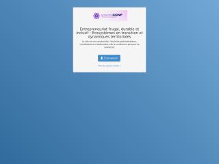 Accéder au site de la conférence