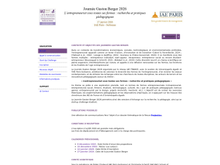 Accéder au site de la conférence