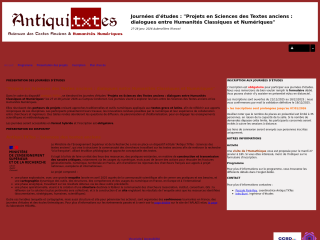 Accéder au site de la conférence