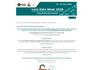 Accéder au site de la conférence