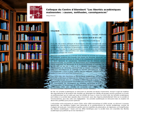 Accéder au site de la conférence