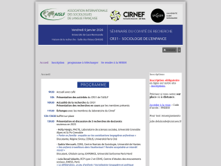 Accéder au site de la conférence