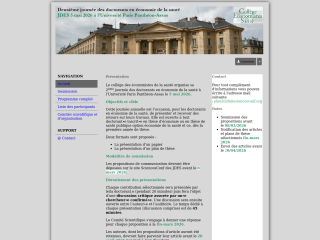 Accéder au site de la conférence