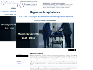 Accéder au site de la conférence