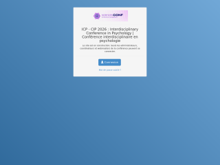 Accéder au site de la conférence