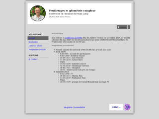 Accéder au site de la conférence