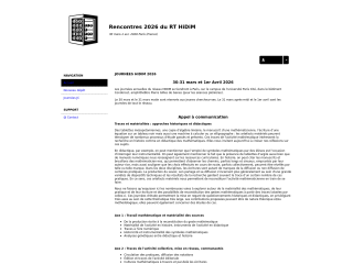 Accéder au site de la conférence