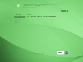 Accéder au site de la conférence