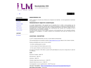 Accéder au site de la conférence