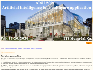 Accéder au site de la conférence