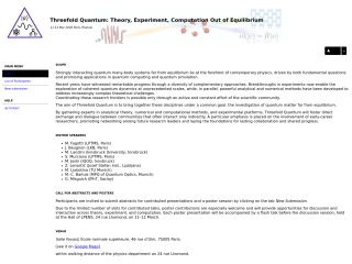 Accéder au site de la conférence