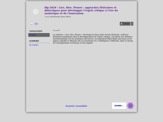 Accéder au site de la conférence