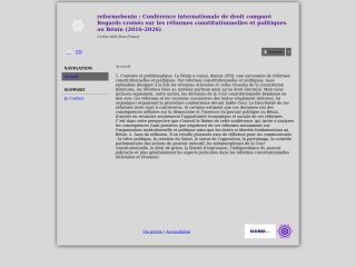 Accéder au site de la conférence