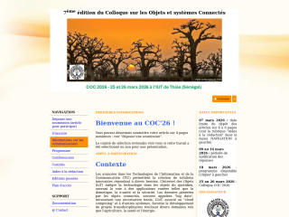 Accéder au site de la conférence