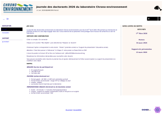 Accéder au site de la conférence