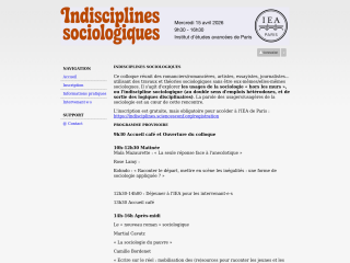 Accéder au site de la conférence