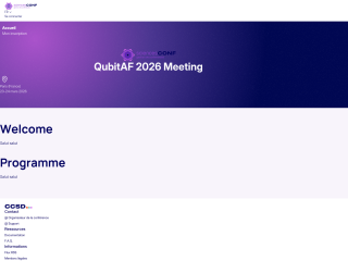 Accéder au site de la conférence