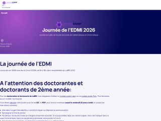 Accéder au site de la conférence