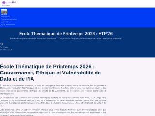 Accéder au site de la conférence