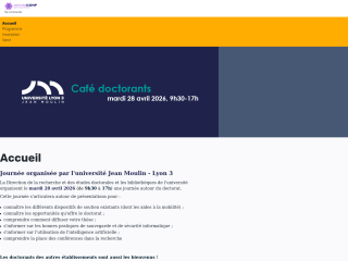 Accéder au site de la conférence