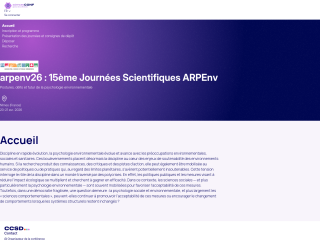 Accéder au site de la conférence