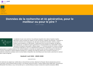 Accéder au site de la conférence