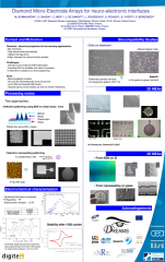 Diamond MEA for neuro-electronic interfaces - Université Pierre et ...