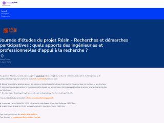 Accéder au site de la conférence