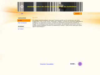 Accéder au site de la conférence