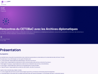 Accéder au site de la conférence