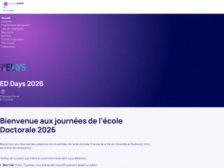 Accéder au site de la conférence