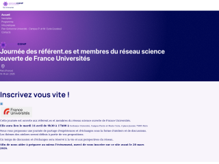 Accéder au site de la conférence