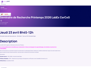 Accéder au site de la conférence