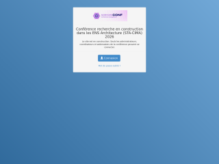 Accéder au site de la conférence
