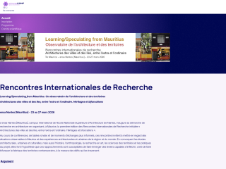 Accéder au site de la conférence