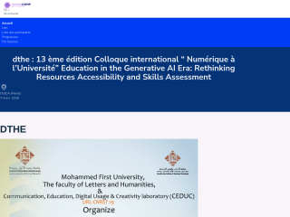 Accéder au site de la conférence